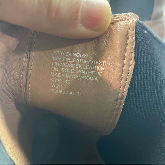 Madewell Women’s The Bradley Lugsole Ankle Chelsea Boots Brown Size 8.5 - Picture 7 of 10